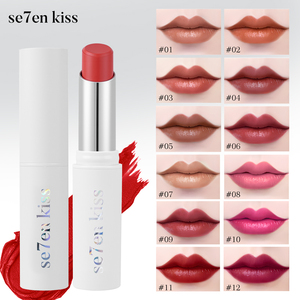 Set de Labiales Mate Se7en <span class=keywords><strong>Kiss</strong></span> de 12 Colores, Larga Duración, Hidratante, Brillo Labial Aterciopelado, Bálsamo con Color Resistente al Agua, Venta al Por Mayor OEM - Product Image 5