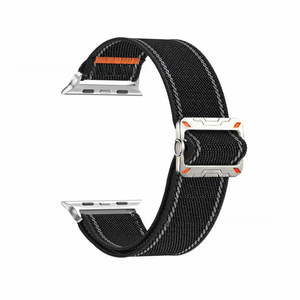 Bracelet de montre en nylon réfléchissant King Kong avec bouton coulissant pour <span class=keywords><strong>Apple</strong></span> <span class=keywords><strong>Watch</strong></span> 9, 10, S11 et IWatch Ultra - Product Image 3
