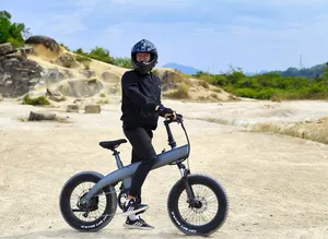 USA Stock sepeda listrik Off-road dewasa, ban besar hibrida gunung kota 100 km seri 2 roda penggerak 20 "750w 48v