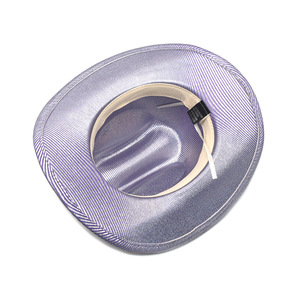 批发舞会派对荧光大宽边骑士帽彩色牛仔帽西部软呢帽爵士帽 - Product Image 4