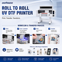 Impresora UV DTF de rollo a rollo A3 de 30 cm con laminador automático, placa base HOSON 2 I1600 3 XP600