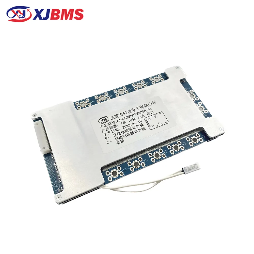 XJBMS PCBA Lfp 7s Bms 180A with balance lithium battery pack Shenzhen custom bms