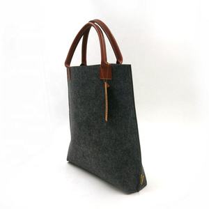 Sac à main en toile à imprimé personnalisé, fourre-tout léger, perles en feutre <span class=keywords><strong>de</strong></span> laine, pour femmes - Product Image 3