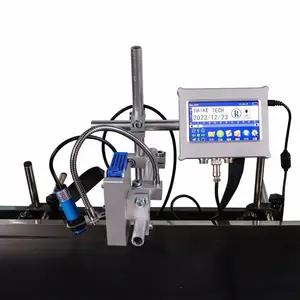 Automatic Flatbed Printer Handheld Inkjet Printer Water Bottle/plastic Bag Handjet Coding Machine