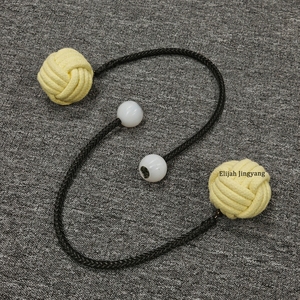 Equipo de baile de fuego Accesorios de rendimiento de fuego Arte de circo Pyro Dance Flame Show Malabares Spinning Poi 4*4 Monkey Fist <span class=keywords><strong>Fire</strong></span> Poi - Product Image 1