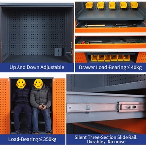 Prix d'usine <span class=keywords><strong>Garage</strong></span> d'atelier robuste Armoire de rangement pour outils à deux portes Mécanicien Armoire à outils de 72 pouces - Product Image 6