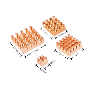 حوض حراري من النحاس النقي والألومنيوم <span class=keywords><strong>Pi</strong></span> 5 بالتبريد السلبي والتبريد عبوة من 4 قطع بدعامة لاصقة - Product Image 3
