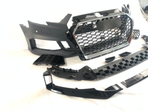 Nuovo Kit Carrozzeria Paraurti Anteriore Stile RS3 per <span class=keywords><strong>Audi</strong></span> <span class=keywords><strong>A3</strong></span> S3 2017-<span class=keywords><strong>2020</strong></span> con Griglia a Nido d'Ape, Montaggio a Bullone - Product Image 5