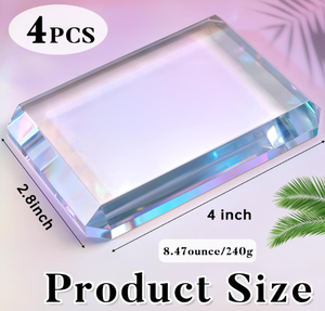 Wholesales Custom Rectangle Acrylic Clear <strong>Block</strong> Acrylic <strong>Blocks</strong> Blank Brick - Product Image 3