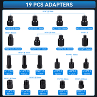 Kit extracteur d'injecteurs diesel pneumatique robuste Podofo, pression de service 19, adaptateurs M8-M31, kit de réparation en acier pour camions/tracteurs