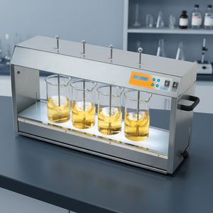 Appareil de floculation numérique à bain-marie, mélangeur de laboratoire, processus de floculation thermostaté, contrôle précis des RPM, électronique - Product Image 2