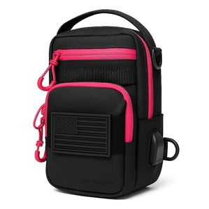 OEM Luxury Neoprene Zipper Magnetic Lightweight Gym Bag Polyester Adjustable Strap Water Bottle <b>Holder</b> Phone Pocket-Fitness - Product Image 1