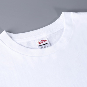 Camiseta de Verano Nueva, Holgada, de Manga Corta, 250G, Algodón Grueso, Cuello Redondo, Color Liso, Impresión de Logotipo Personalizado - Product Image 5
