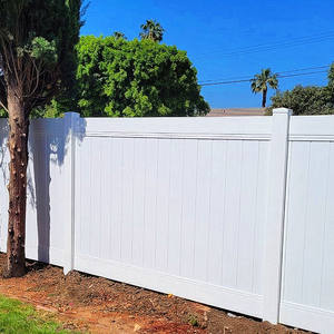 Rekabetçi fiyat vinil çit panelleri 6ft 8ft <span class=keywords><strong>PVC</strong></span> gizlilik çit açık bahçe güvenlik tarafından koruyun - Product Image 4