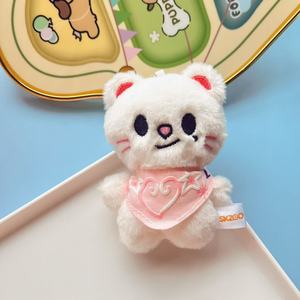 Custom 10cm Stray Kids Plush Doll Keychains SKZOO Figure Stuffed Soft Pendant Keyring Charm <b>Key</b> Holder Bag Decoration Fan Gift - Product Image 5