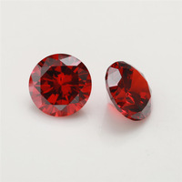 Vente en gros de pierres précieuses à facettes coupées en poire rose rubis Pigeon rouge sang corindon synthétique Moissanite en vrac