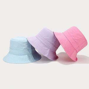 Wholesale 2024 Summer New Arrival Fashion Women Men Color Breathable Waterproof Sun <b>Hat</b> Blank Fast Dry Bucket <b>Hat</b> - Product Image 4