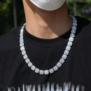 Uwin 2025 più venduto bracciale quadrato ghiacciato 13mm Design Tennis da <span class=keywords><strong>uomo</strong></span> spesso lusso Baguette gioielli di moda Hip Hop - Product Image 6