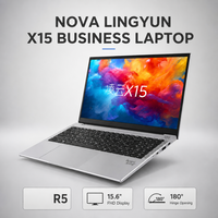Laptop Tipis Ringan WooKing X15Nova 15.6 inci, Prosesor Ryzen 5 4600H, SSD, Laptop Murah untuk Mahasiswa, Laptop Gaming