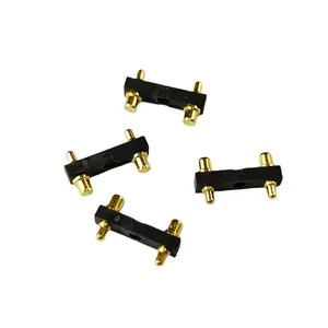 Conector de mola Pogo Pin 4.0mm passo tipo SMT Acessórios 1 Linha 4P Pogo Pin Conector para montagem de eletrônicos Pogo Pin Spring