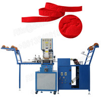 Machine automatique de gaufrage à haute fréquence et de thermoscellage pour ruban, bande élastique, logo textile, estampage