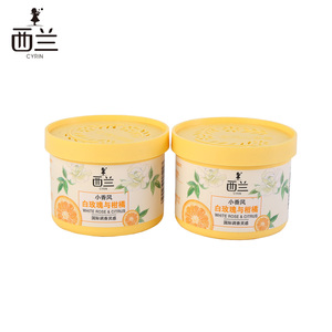 Cyrin - Ambientador en Gel Automático Profesional <span class=keywords><strong>para</strong></span> Coche, en Envase de Plástico Sólido, 68 g, 5%-15% de Ingredientes Activos, Aroma a Rosa Blanca y Cítricos - Product Image 2