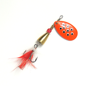 Appât artificiel DOUBLE win en métal pour hommes, leurre avec queue de coq, spinnerbait, OEM, personnalisé - Product Image 3