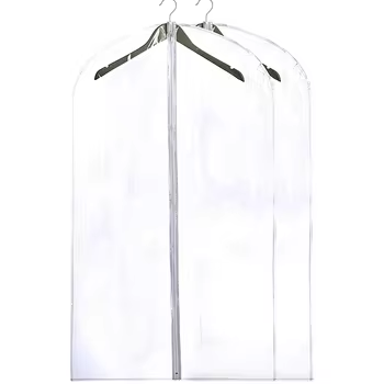 TranpaClothing Clear Garment Bags Protective Hanging