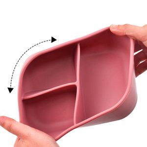 Custom 700ml 1300ml Eco Friendly Bpa Free Food Grade Compartment Food Storage Container Snack Lunchbox Silicone Bento Lunch <b>Box</b> - Product Image 5