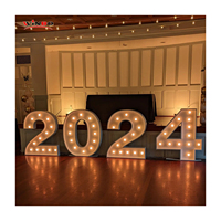 Lettres lumineuses LED Winbo Manufacturer 3ft 4ft 5ft, enseigne néon LED, lettres et chiffres lumineux, sans MOQ