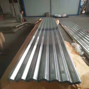 Tôle de toiture en zinc galvanisé, tôle d'acier ondulée, tôle de toiture en fer, matériau de construction - Product Image 1