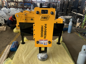 <span class=keywords><strong>Mini</strong></span> <span class=keywords><strong>Pelle</strong></span> Post Driver Rock Breaker Driver Marteau Pilote 53mm Burin Hydraulique Pile Marteau - Product Image 4
