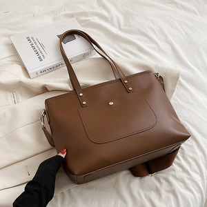 Luxury Ladies Leather Handbag Single Strap <b>Zip</b> Large Capacity Fashionable Women's Shoulder <b>Tote</b> Messenger Bag Tanjing - Product Image 3