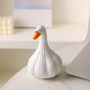 Statue de canard en céramique peinte à la main MSH, <span class=keywords><strong>d</strong></span>écoration <span class=keywords><strong>d</strong></span>'étagère pour chambre à coucher et salon - Product Image 3