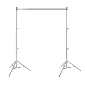 2,8x3m Silber Edelstahl Hintergrund unterstützung Fotografie Foto Studio Hintergrund Stand Fotografie Hintergründe