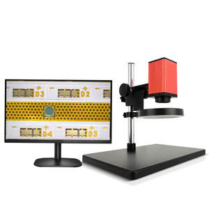 Autofocus 2MP pour caméra de <span class=keywords><strong>Microscope</strong></span> vidéo HDMI <span class=keywords><strong>Microscope</strong></span> stéréo à lumière LED pour mesure d'inspection de précision certifié <span class=keywords><strong>ROHS</strong></span> - Product Image 2