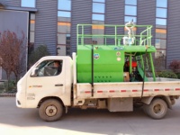 Semoir hydroseeder agricole grande capacité à moteur, haute productivité, multifonctionnel, pour le contrôle de l'érosion des terres