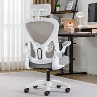 Chaise de bureau ergonomique moderne en maille, pivotante et réglable en hauteur, pour ordinateur, vente en gros