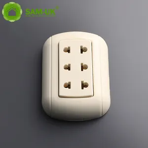 usa male and female smart electrical wall switch mounted power track socket single outlet 120mm