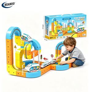 Jouets éducatifs de haute qualité pour enfants : Blocs de construction STEM, <span class=keywords><strong>Voiture</strong></span> sur piste de lévitation magique, <span class=keywords><strong>Voiture</strong></span> de course, Piste lumineuse, Ensemble de train électrique - Product Image 1