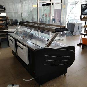 Réfrigérateur de présentation à ouverture supérieure Coles Supermarkets, vitrine de refroidissement par air pour les pâtés australiens et les salades, préparation des repas - Product Image 2