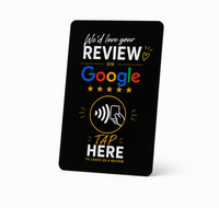 Carte de visite imperméable pour les réseaux sociaux Instagram, Facebook, Tripadvisor, avec puce RFID NTAG213 NFC 13,56 MHz programmable, carte PVC Google