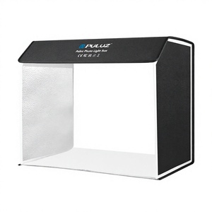 升级版 PULUZ 摄影工作室摄影箱 60cmX 40cm 长方体摄影LED帐篷，带4色背景布，摄影箱尼龙布 - Product Image 3