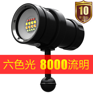 Luz de Relleno para Fotografía Subacuática JAUNT, 8000 Lúmenes, Linterna LED de Seis Colores - Product Image 3