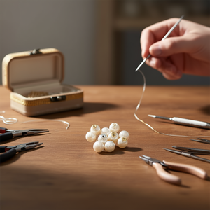 Perle ILAN da 10 mm, 10 pezzi, per la creazione di gioielli - Product Image 2