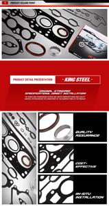 KINGSTEEL OEM 04111-11141 0411111141 ชุดปะเก็นเครื่องยนต์ 4E ครบชุด สำหรับ TOYOTA COROLLA Starlet <span class=keywords><strong>4EFE</strong></span> ราคาขายส่งจากโรงงานจีน - Product Image 4