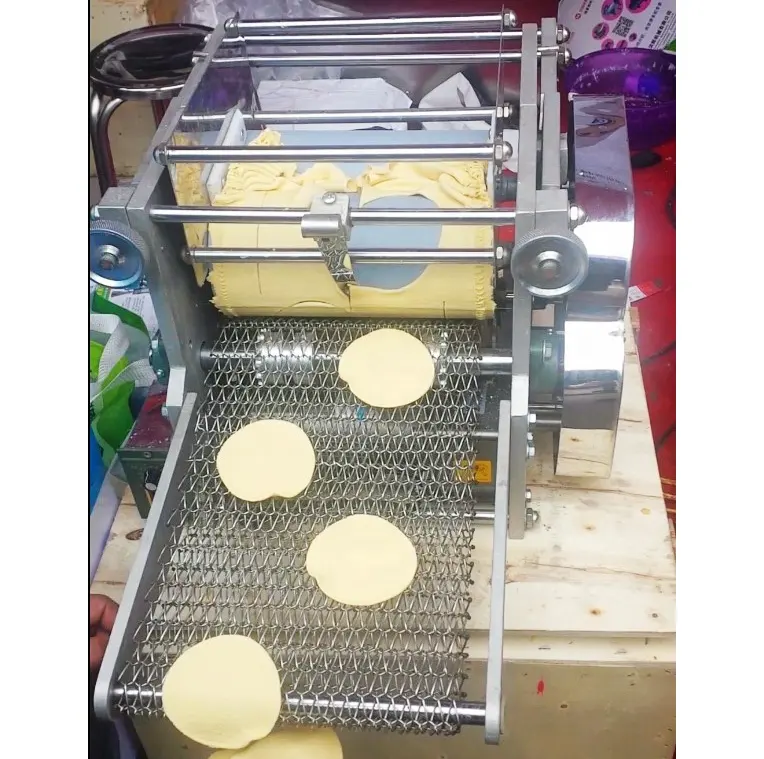 ข้าวโพด Tacos Maker เครื่อง Chapatti เครื่องเม็กซิโก Tortilla เครื่อง