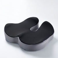 Vente chaude breveté coccyx orthopédique mousse à mémoire de forme coussin de chaise de bureau oreillers lombaires confortables et coussins de siège soulagement de la douleur