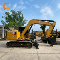 Точный гидравлический контроль, ковш 0,31 м, 8-тонный экскаватор CAT 308E б/у для сельского водного хозяйства