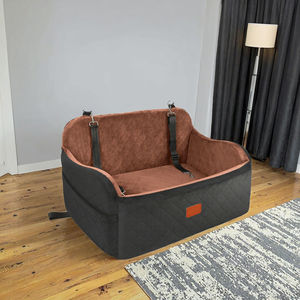 Luxe Grote Huisdierenverhoger Autostoeltje Met Verhoogd Kussen En Veiligheidsgordel Hondenriem Wasbaar Hondenreisbed Huisdierbank - Product Image 3